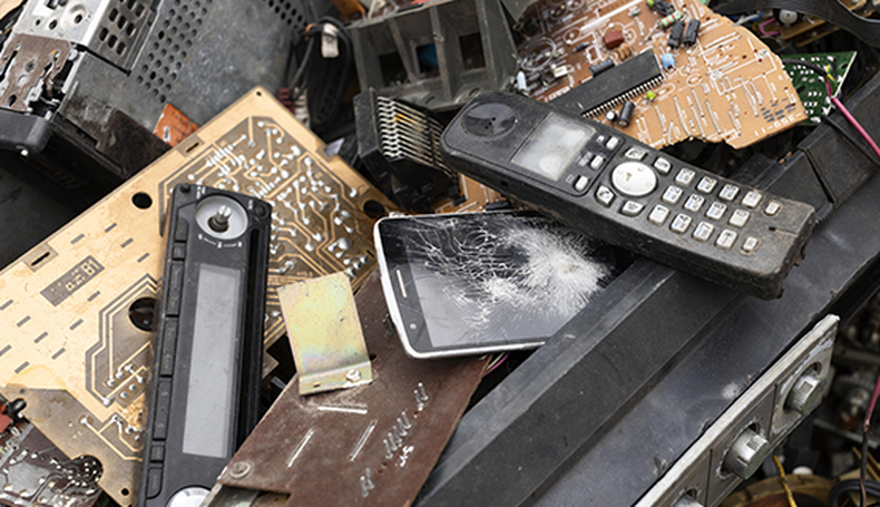 Basura electrónica (imagen ilustrativa).