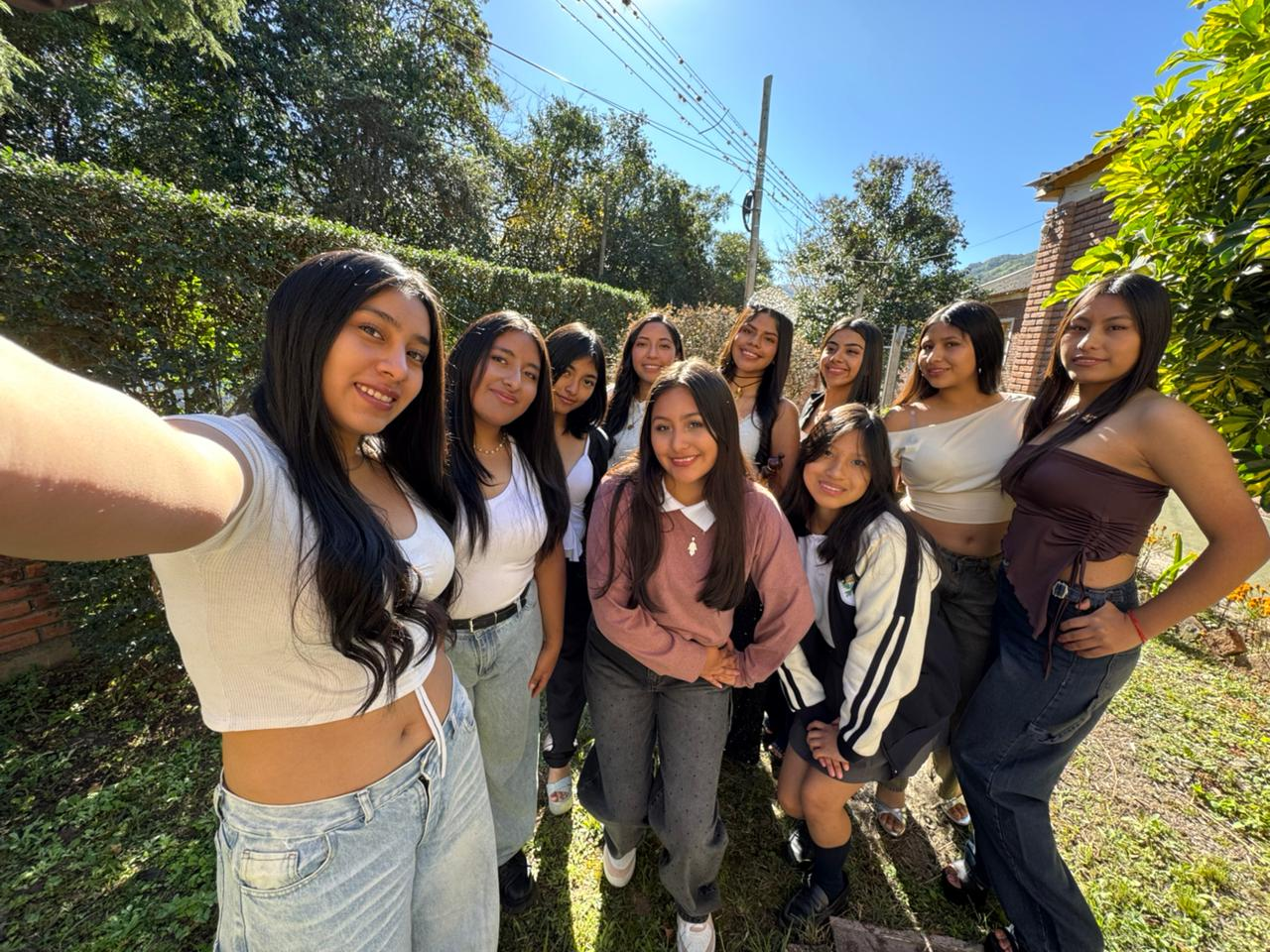 Candidatas del Bachillerato 24 de Lozano para la FNE 2026.