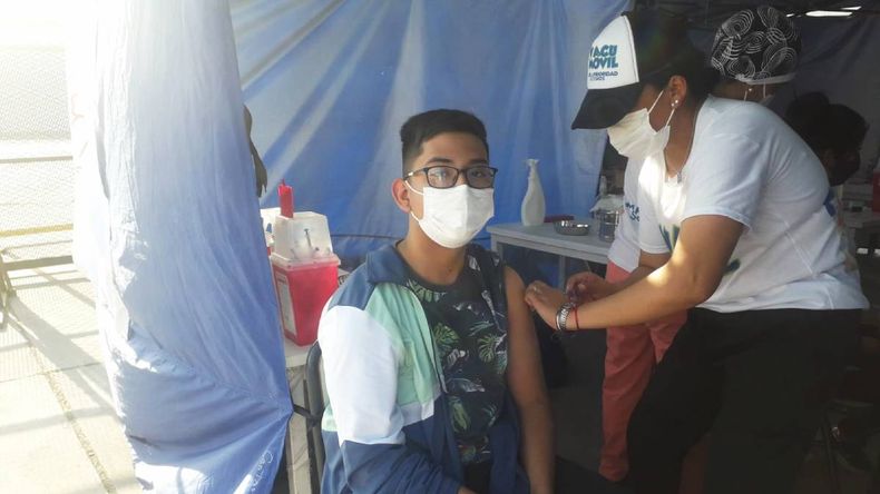 Vacunación en la FNE: inocularon a casi 200 chicos en un día
