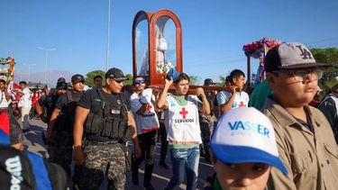Operativo de seguridad para la primera peregrinación a Río Blanco