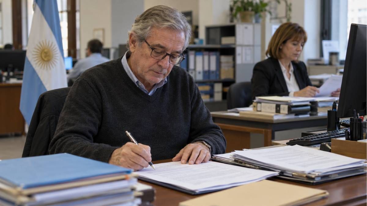 El Gobierno lanzó un nuevo plan de retiro voluntario para 20 mil empleados estatales - IMAGEN CREADA CON IA