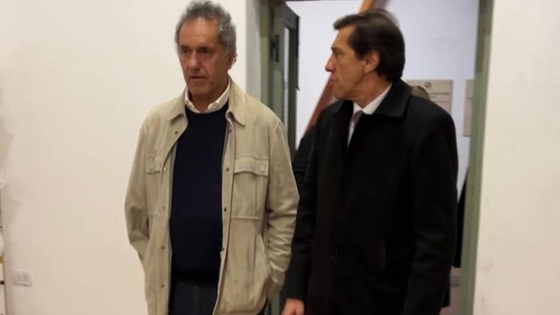 El secretario de Turismo Daniel Scioli junto al gobernador de Jujuy Carlos Sadir.
