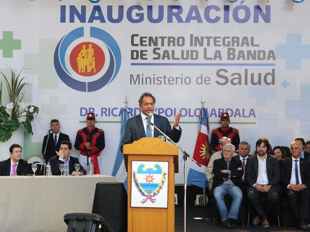 Scioli en Santiago del Estero