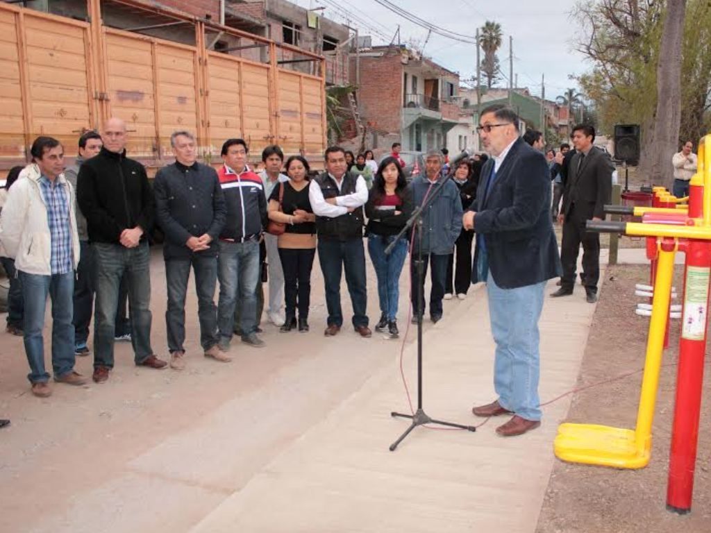 Gimnasio urbano en Barrio Norte