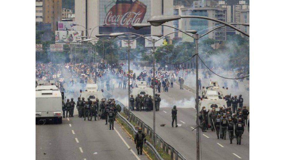 Protesta en Venezuela