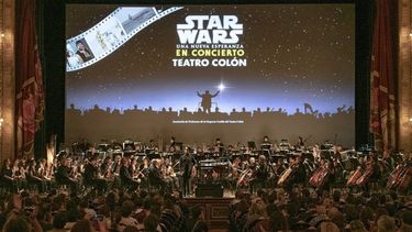 Como será el concierto sinfónico de Star Wars en el Teatro Colón.&nbsp;