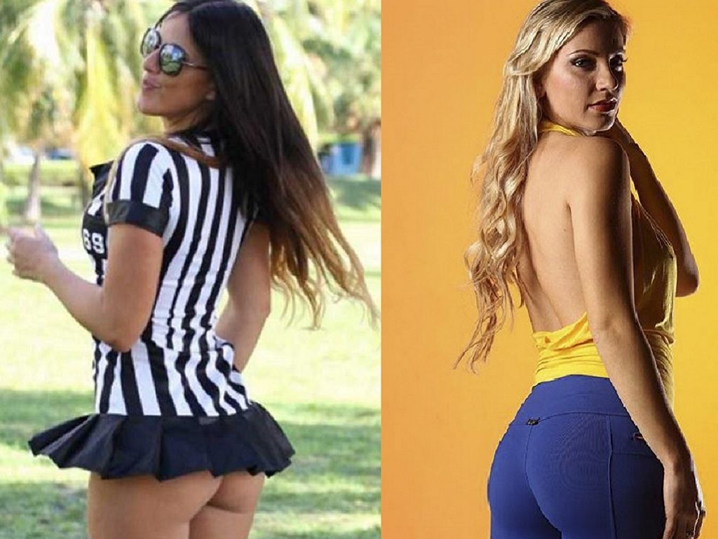 Las árbitros morocha y rubia