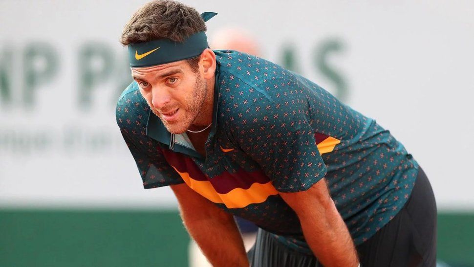 Juan Martín Del Potro se fracturó otra vez la rótula de su rodilla derecha