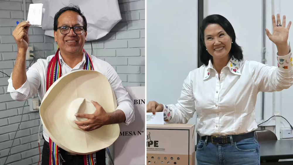 Elecciones en Perú: los datos muestran una diferencia mínima y crece la incertidumbre Elecciones en Perú: los datos muestran una diferencia mínima y crece la incertidumbre