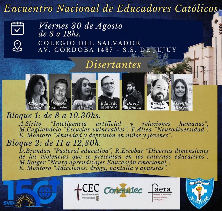En el Colegio del Salvador se hará en Encuentro Nacional de Educadores Católicos 