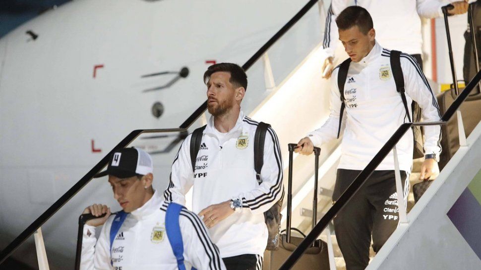 la seleccion argentina ya esta en rusia