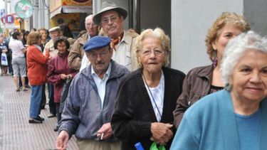Jubilados y pensionados.