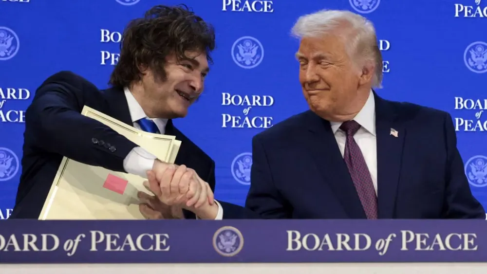 El presidente Javier Milei se reunió con Donald Trump&nbsp;