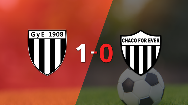 Gimnasia (Mendoza) derrotó 1-0 a Chaco For Ever