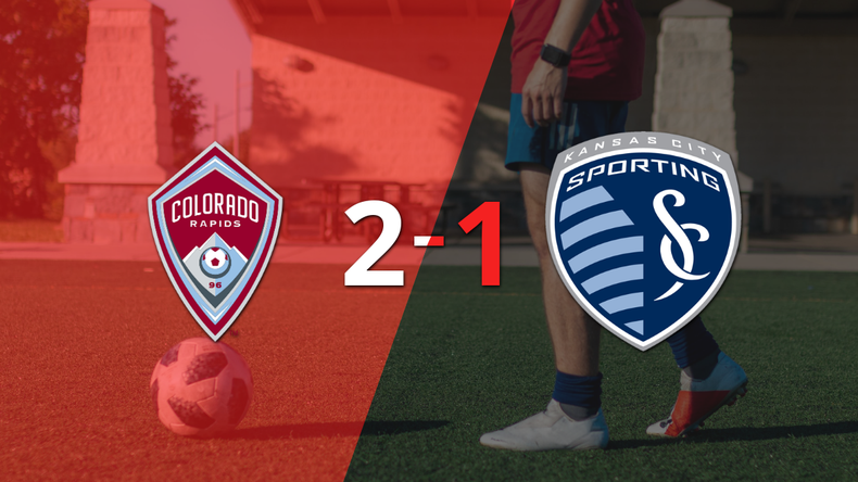 Colorado Rapids da vuelta el marcador y triunfa 2 a 1 sobre Sporting Kansas City