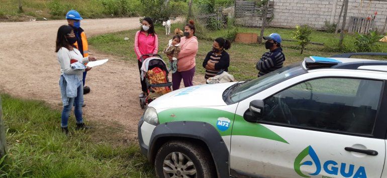 Obra de Agua Potable S.E. en las 150 Hectáreas.