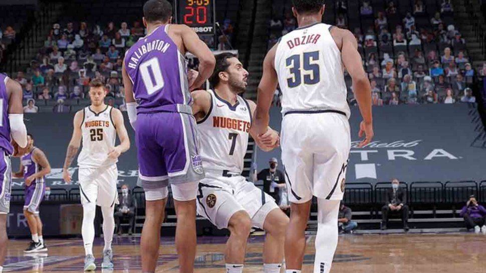 campazzo tuvo mas minutos en una nueva derrota de los nuggets
