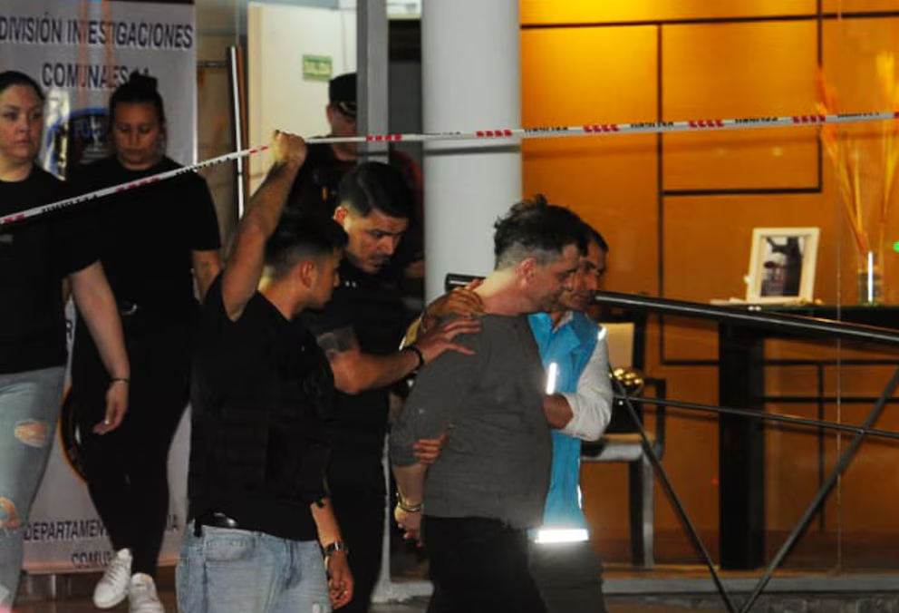 El momento de la detención del novio de Lourdes Fernández (Sebastián Alonso)
