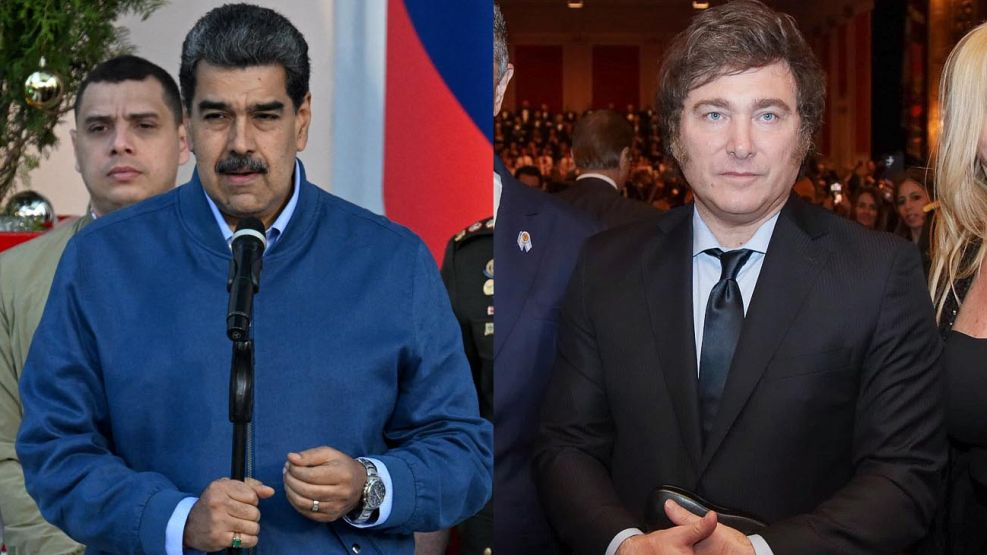 Maduro pedirá una orden de detención contra Javier Milei, Karina Milei y Patricia Bullrich.&nbsp;