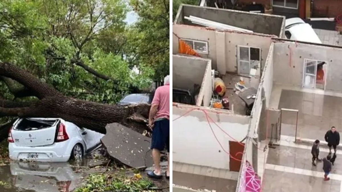 Lo que dejó el terrible temporal que azotó al sur de Santa Fe, Córdoba y Entre Ríos