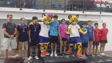 Malena Giménezbrilló en el Circle 10 ITTF Consuteme de tenis de mesa en Paraguay&nbsp;