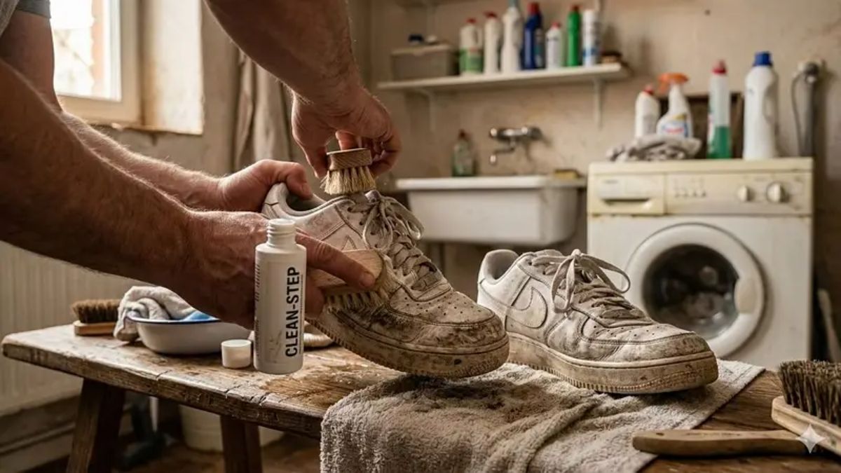 El truco casero de 3 ingredientes para dejar como nuevas las zapatillas blancas.