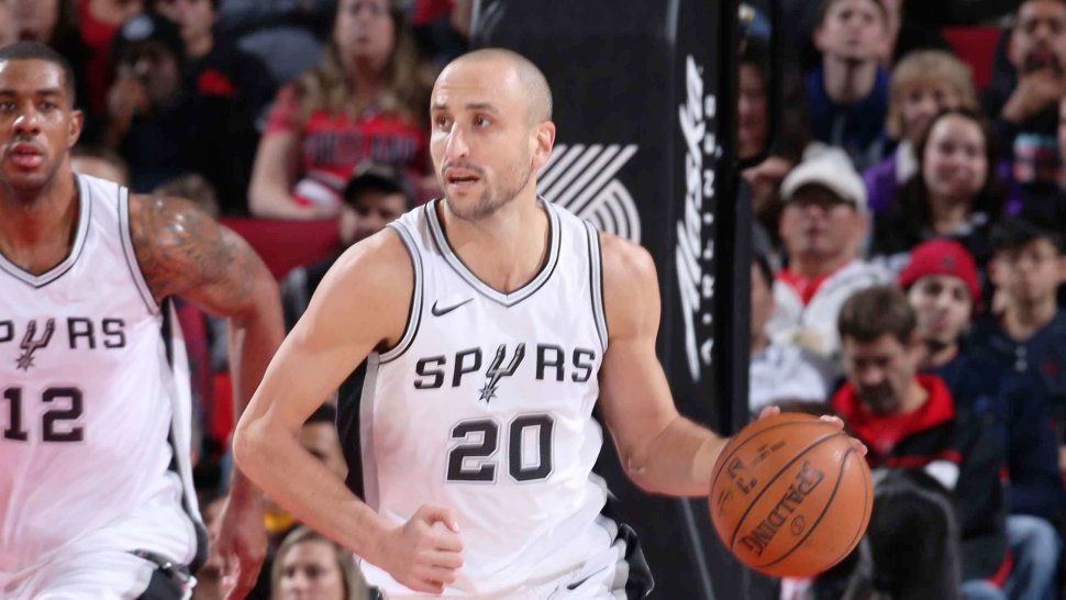 Los Spurs homenajearon a Manu Ginóbili tras el anuncio de su retiro