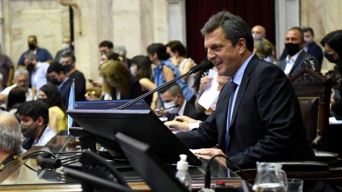 Sergio Massa habilitará la mesa de entradas de Diputados.&nbsp;
