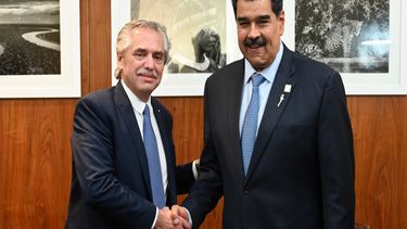Alberto Fernández se reunió con Nicolás Maduro este martes pasado el mediodía, en Brasilia.