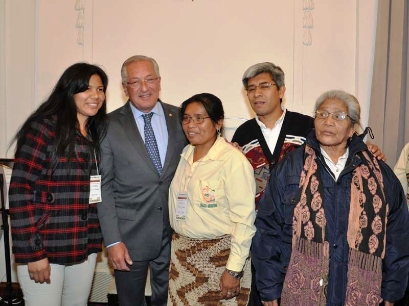 Fellner y comitiva