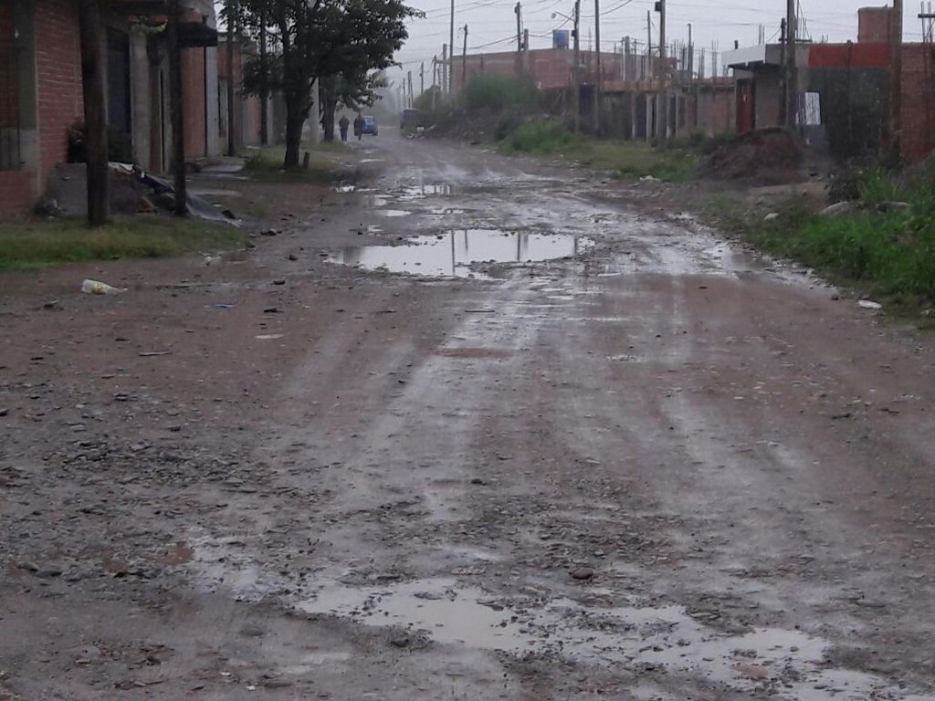 Calles anegadas