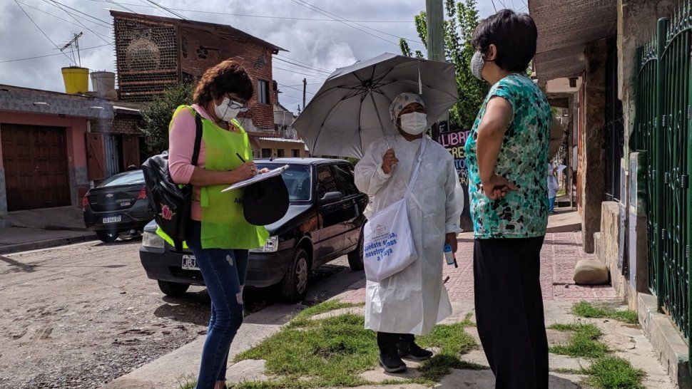 Rastrillaje de casos de covid-19 en Jujuy. /Foto: Prensa Gobernación