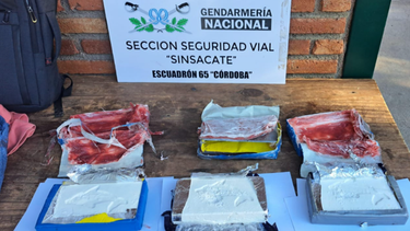 Detuvieron a dos mujeres que viajaban desde Jujuy con más de 3 kilos de cocaína