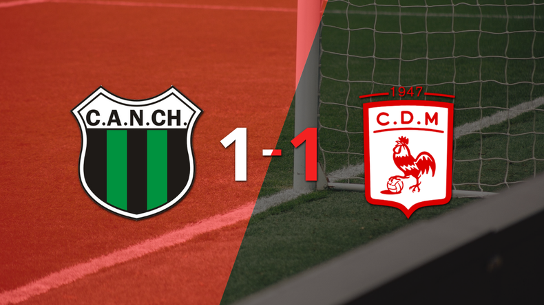 Nueva Chicago y Dep. Morón se repartieron los puntos en un 1 a 1