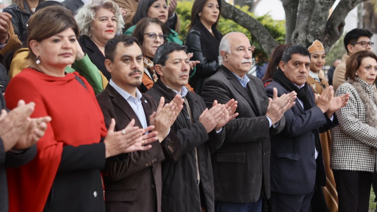 Precandidatos del Frente Cambia Jujuy en la fiesta patronal de El Carmen