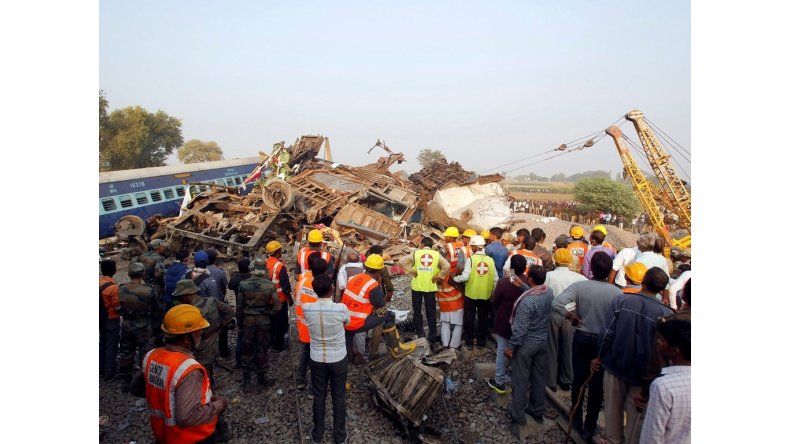 Descarriló un tren en India
