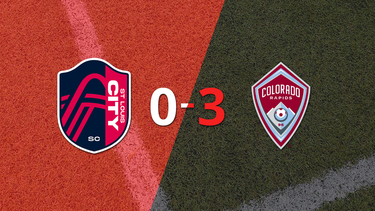 Con triplete y gran actuación de Djordje Mihailovic, Colorado Rapids goleó a St. Louis City