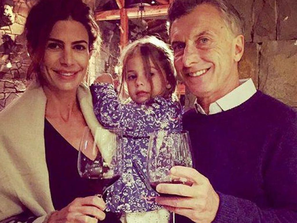 Macri y su familia