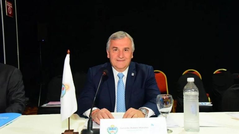 Gerardo Morales en la reunión de gobernadores del Norte Grande en Formosa