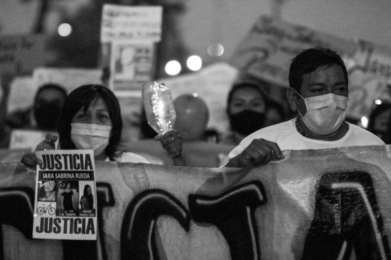 Marcha pidiendo Justicia por Iara -&nbsp;FOTO: Lucas Bulacio @lucasbulacioph