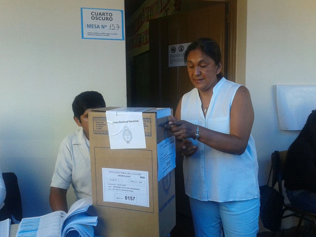 Milagro Sala votó