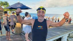 Emociona: un jujeño de 60 años finalizó el Iron Man de Hawái