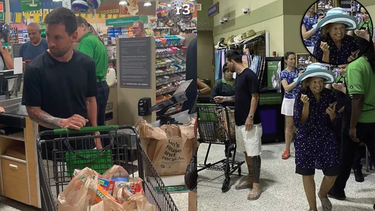 Lionel Messi estuvo haciendo compras en un supermercado y causó furor entre los presentes.