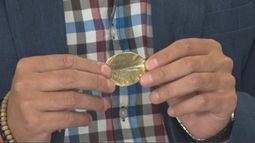 Uno de los pétalos de rosas por la paz para Canal 4&nbsp;