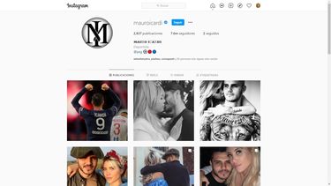 Mauro Icardi volvió a seguir a Wanda Nara en Instagram