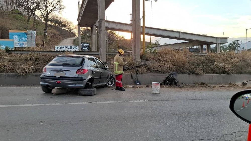 Accidente en Ruta 9 cerca de la Nueva Terminal este sábado
