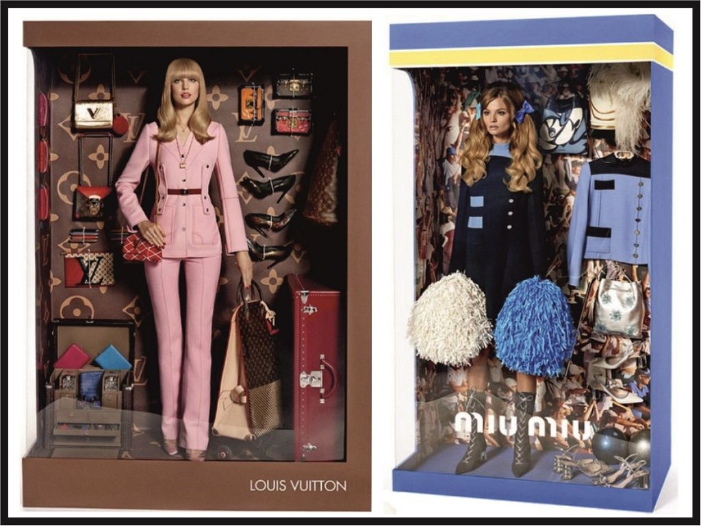 Vogue metió en cajas a sus modelos.