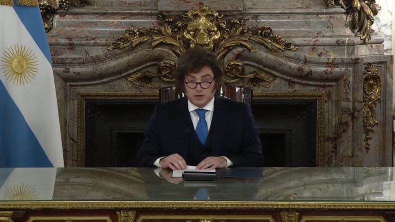 Javier Milei en Cadena Nacional