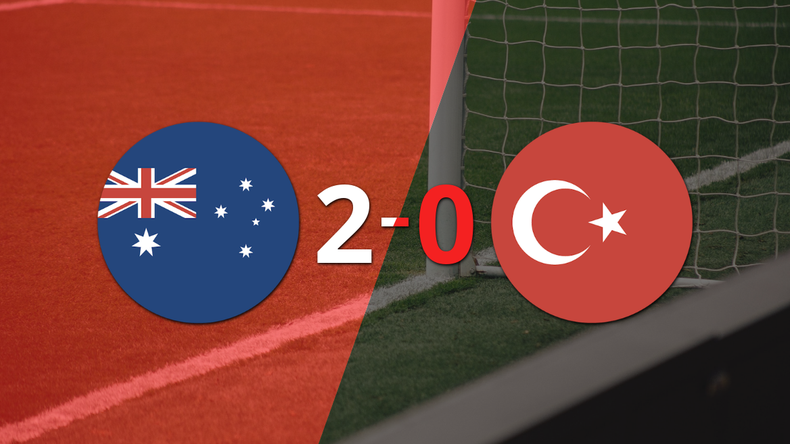 Mundial 2026: Derrota de Turquía por 2 a 0 frente a Australia