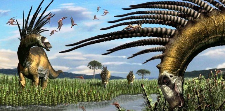 Dinosaurio en Neuquén